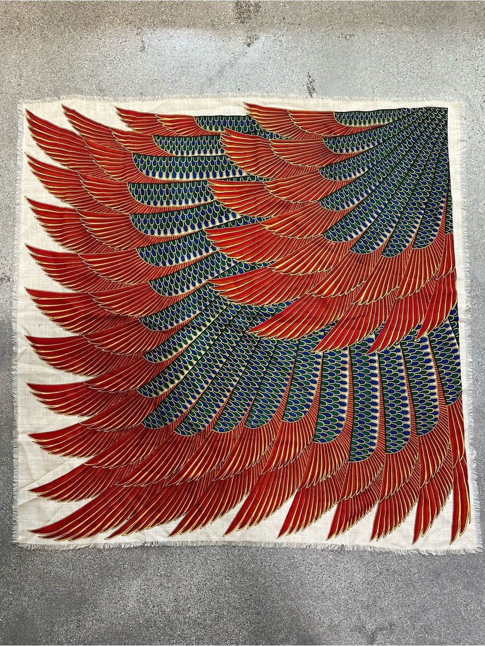 Vintage Treasures of Tutankhamun "Eagles Wing" shawl Metropolitan Museum of Art